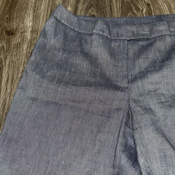 Anne Klein Straight Leg Coordinating Ankle Pant - Picture 2 of 7